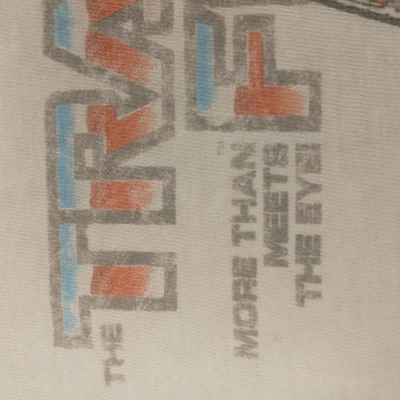 Vintage Transformers T Shirt Cut Off to Crop Soft & Worn Graphic Tee 2007 Robot - Picture 3 of 11